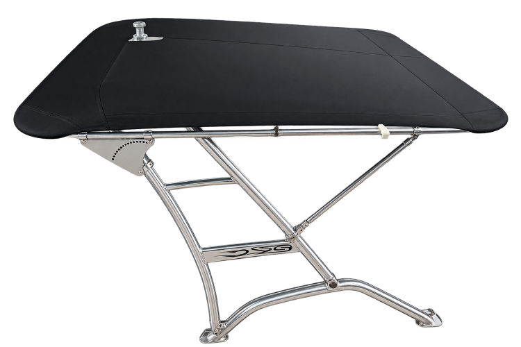 Malibu Wakesetter with Skylon Swoop tower Folding Canopy Top