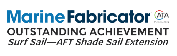 Sewlong Marine Fabricator Outstanding Achievement: Surf Sail—AFT Shade Sail Extension, ATA Publication.