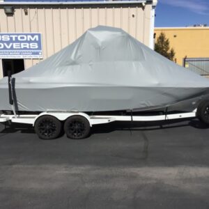 Malibu 23 LSV Wakesetter W/G5 Tower and Factory Bimini Double Up Storage Cover