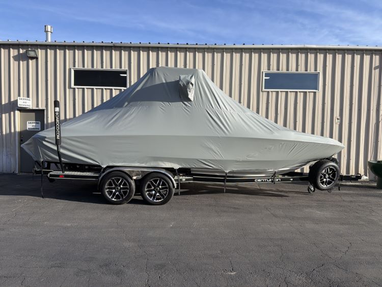 Centurion Enzo SV244 With Aegis Tower and FCT Bimini Double Up Storage Cover