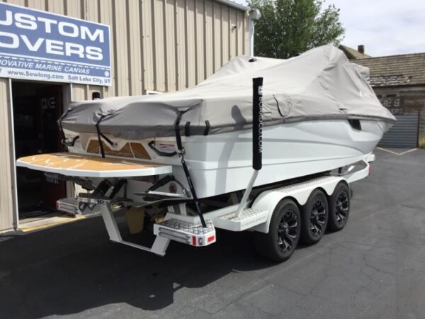 Centurion Fe25 with a DropZone Tower, FCTv3 bimini and Skylon SpringLock board racks - Image 3