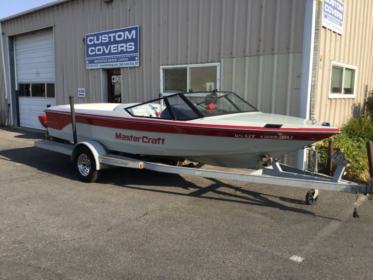 Two-Color MasterCraft Prostar 190 Full Graphics Kit - Redline Vinyl Graphics (New)