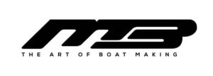 Logo featuring the letters "MB" in a stylized black font with the tagline "The Art of Boat Making" below, proudly presented by Sewlong.